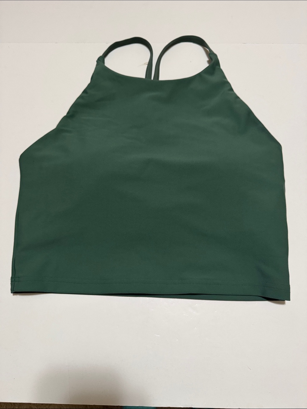 Old Navy Forest Green High Neck Tank Top